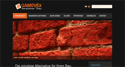Desktop Screenshot of gamovex-handwerker.com
